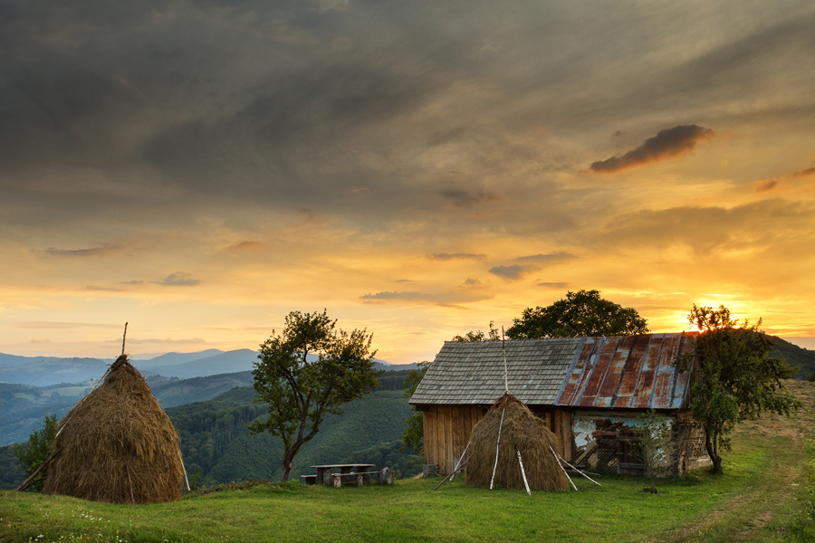 Apus in Holbav, Brasov